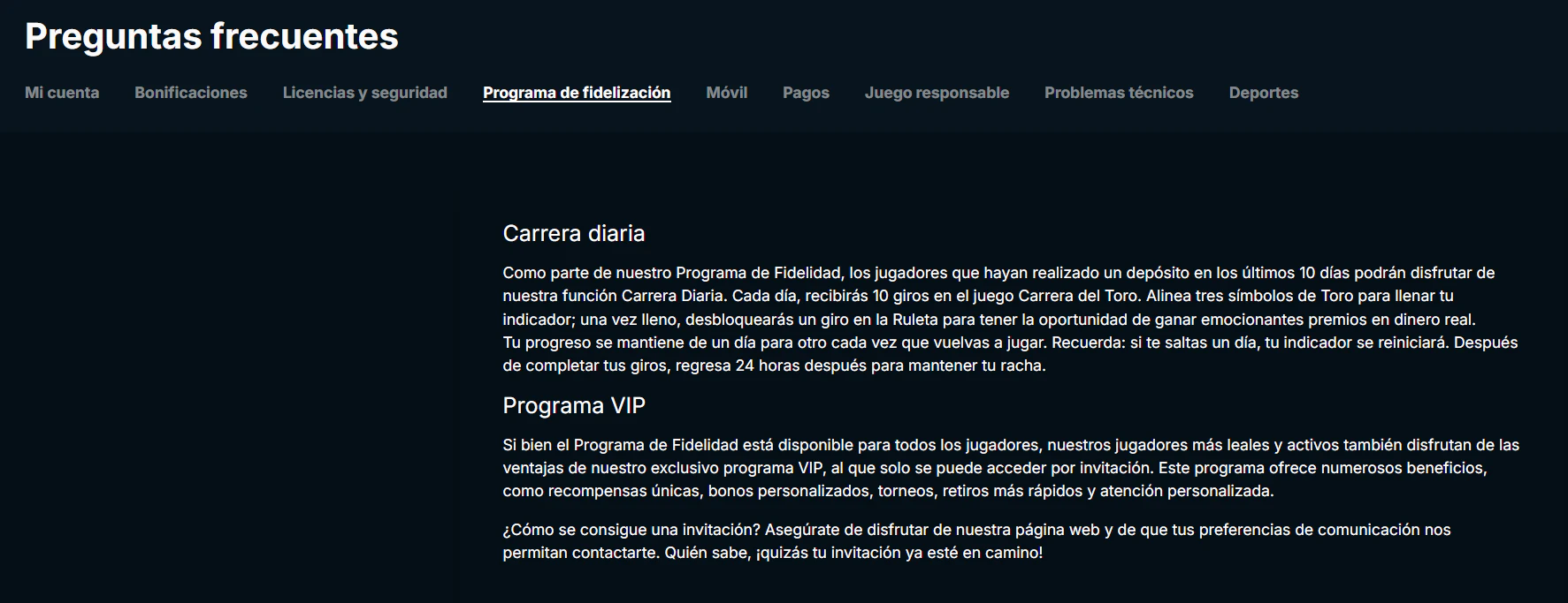 Bull Casino atención al cliente por chat en vivo